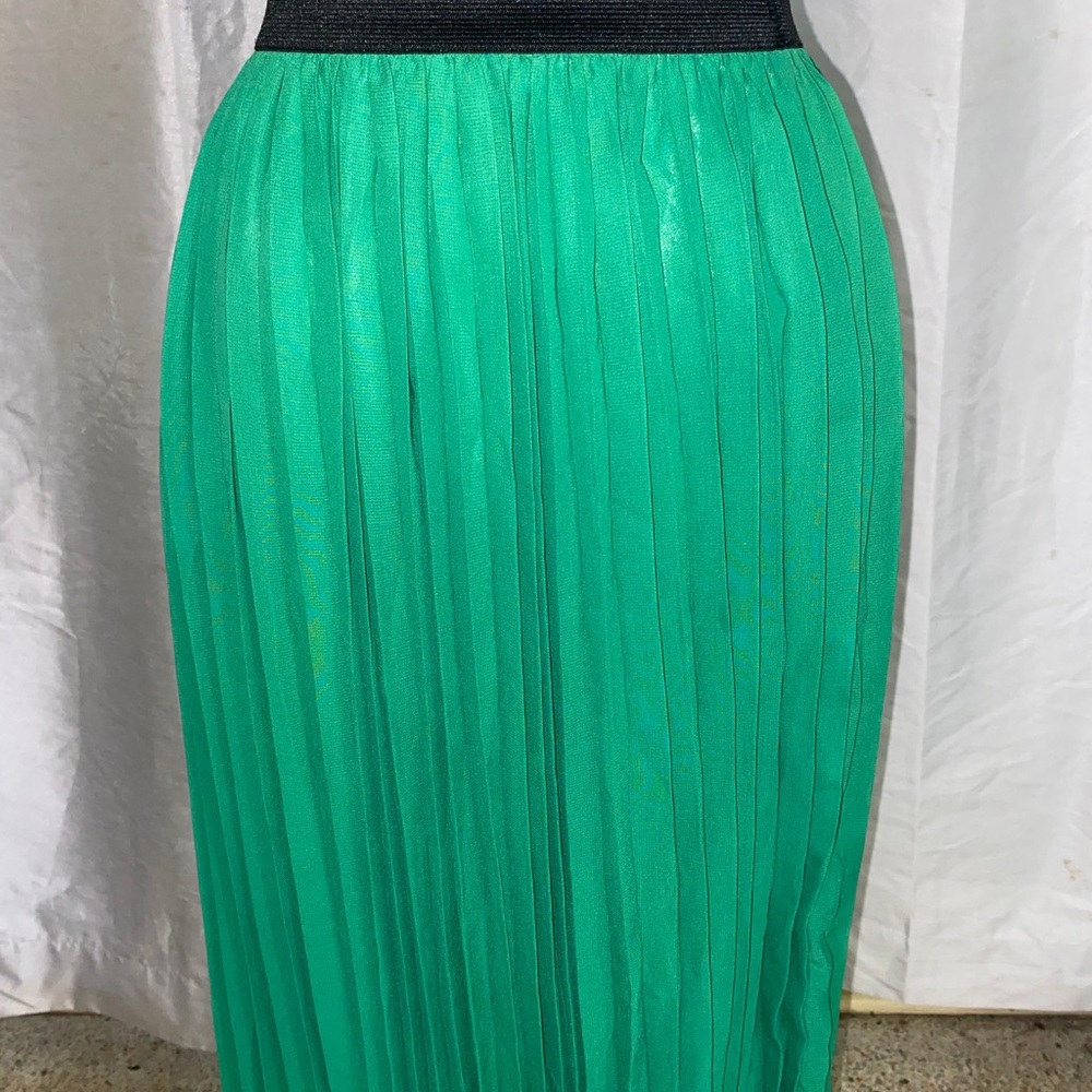 Rachel Zoe Vibrant Green Maxi Skirt